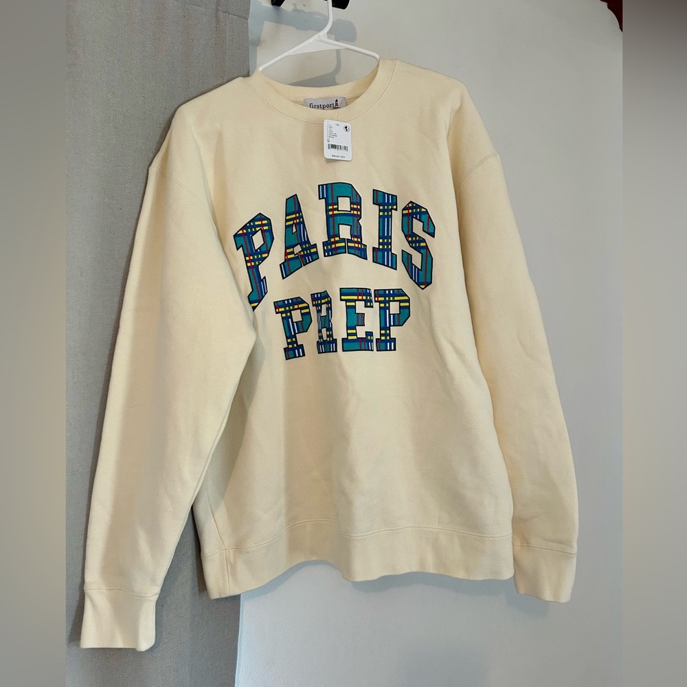 Free People Firstport Paris Prep Crewneck NWT